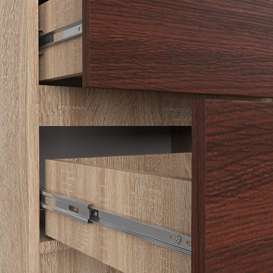 KOMMODE K60 5SZ CLP PK EICHE SONOMA / WENGE