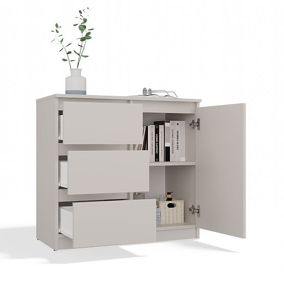 Kommode Malwa 1D3S KASCHMIR BEIGE