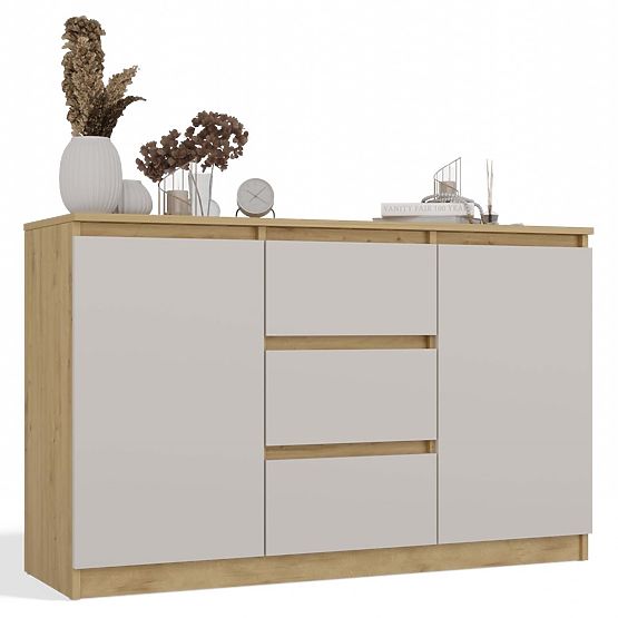 Kommode Malwa 2D3S EICHE ARTISAN KASCHMIR BEIGE