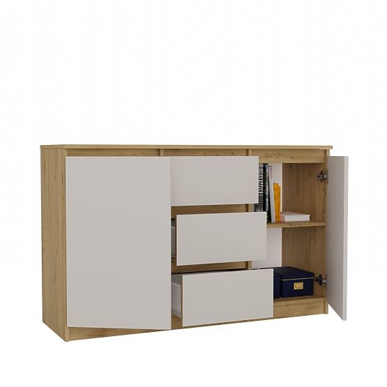 Kommode Malwa 2D3S EICHE ARTISAN KASCHMIR BEIGE