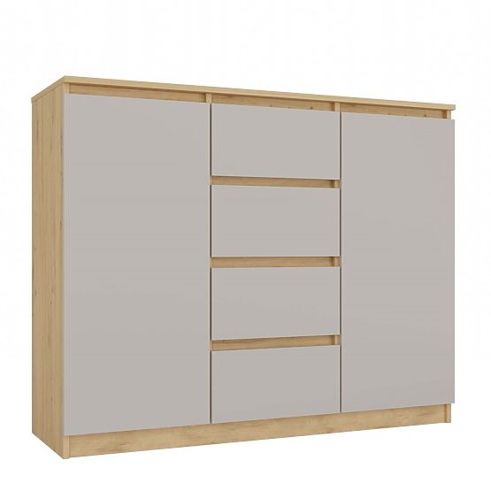 Kommode Malwa 2D4S 120 EICHE ARTISAN KASCHMIR BEIGE