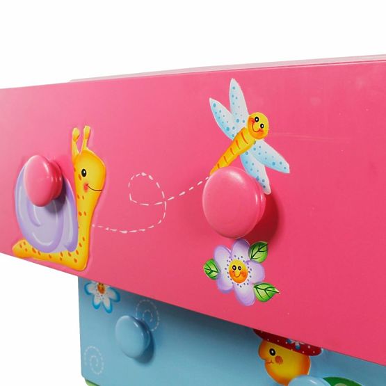 Kommode mit Schubladen Magischer Garten - Kinderkommode