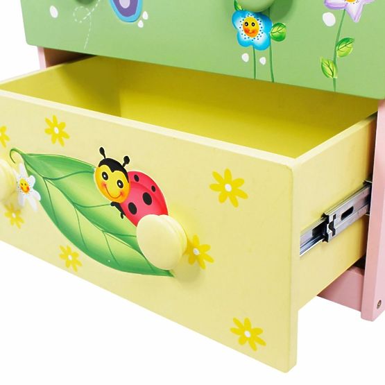Kommode mit Schubladen Magischer Garten - Kinderkommode