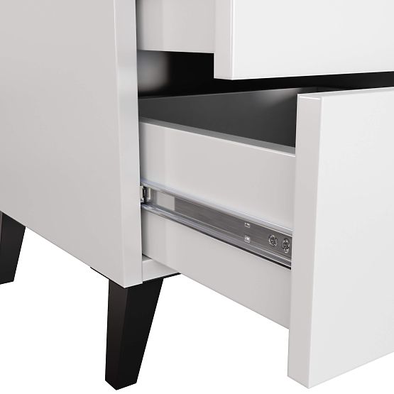 KOMMODE MOBI K-02 WEISS SCHWARZ