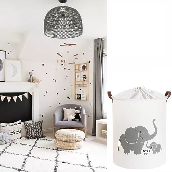 Spielzeugkorb - Elefanten