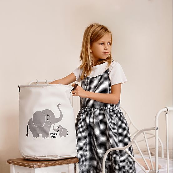 Spielzeugkorb - Elefanten