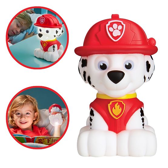 Lampe mit taschenlampe Paw Patrol - Marshall