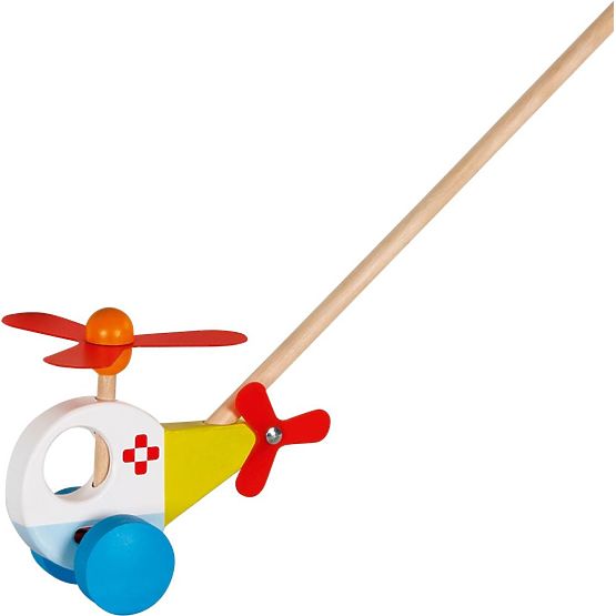 Lauflernwagen mit Stange Hubschrauber