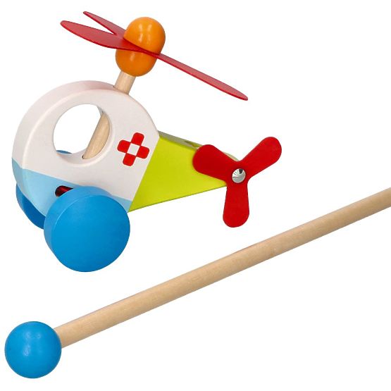 Lauflernwagen mit Stange Hubschrauber
