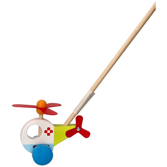 Lauflernwagen mit Stange Hubschrauber