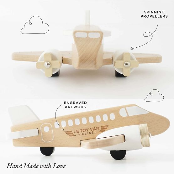 Le Toy Van Holzflugzeug