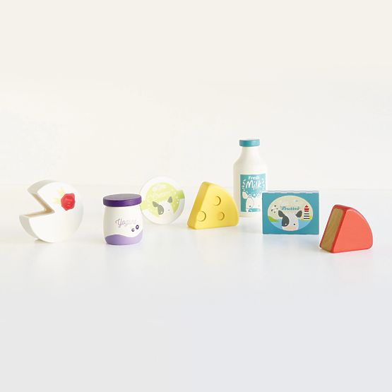 Le Toy Van Kiste mit Milchprodukten