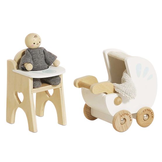Le Toy Van Set Baby mit Zubehör neues Design