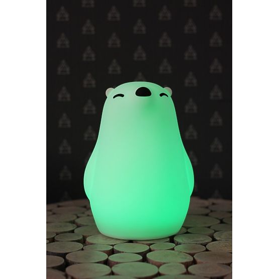 LED PUFI Lampe - Eisbär