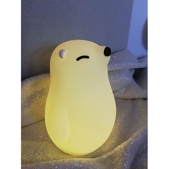 LED PUFI Lampe - Eisbär