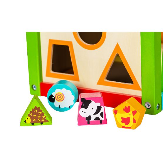 Lernspielzeug aus Holz mit Labyrinth