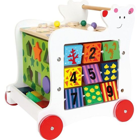 Lernspielzeug Bär - Lauflernhilfe 4 in 1