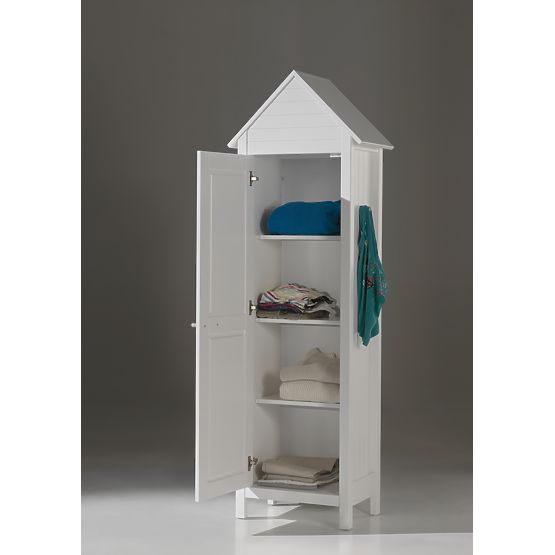 Kleiderschrank Lewis - weiß