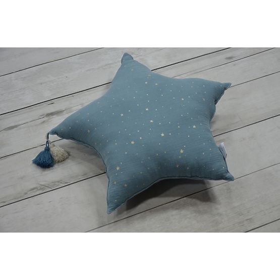 LILU Musselin Kissen Stern maxi