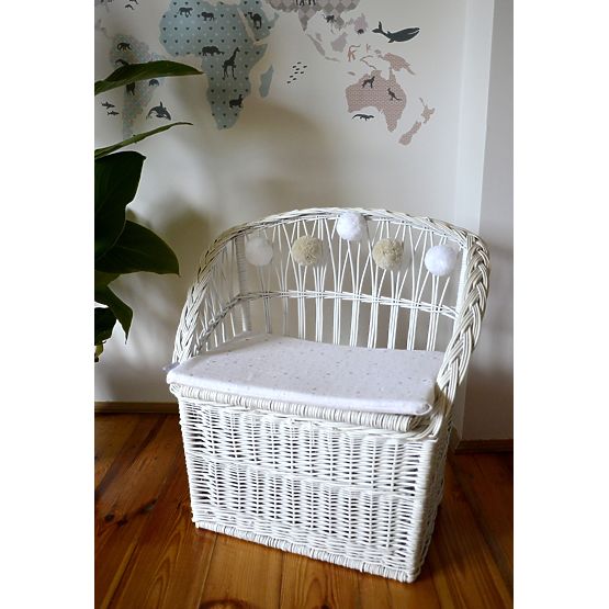 LILU Rattansessel mit Stauraum