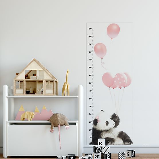 Maßstab höhe DEKORNIK - Panda pink