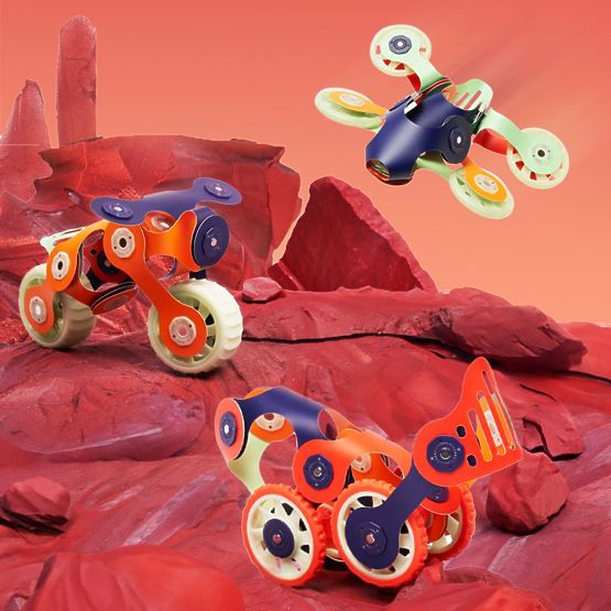 Magnetische Bausteine Clixo Mars-Expedition