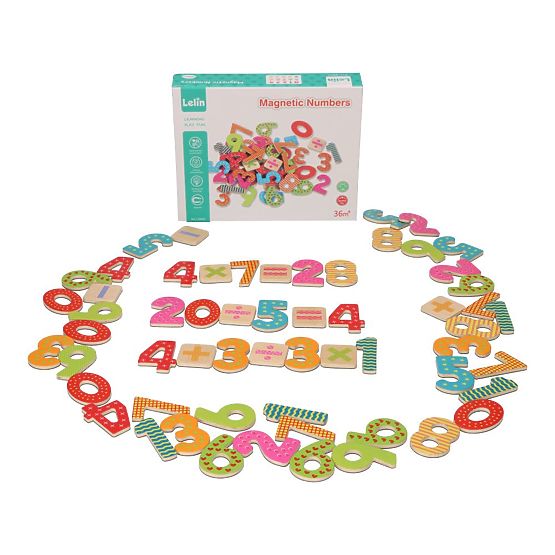 Magnetische Holzzahlen