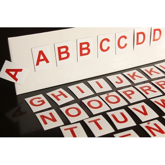 Magnetisches Alphabet - große Buchstaben