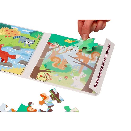 Magnetisches Puzzle Waldtiere