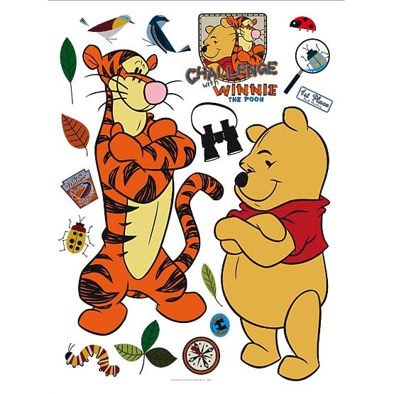 Maxi-Wandaufkleber WINNIE THE POOH II