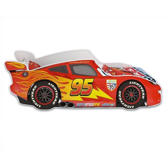 Kinder Autobett Lightning McQueen Cars - rot