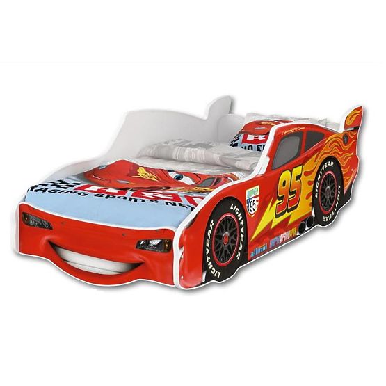 Kinder Autobett Lightning McQueen Cars - weiß