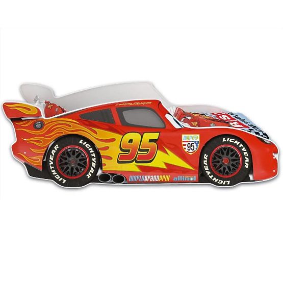 Kinder Autobett Lightning McQueen Cars - weiß