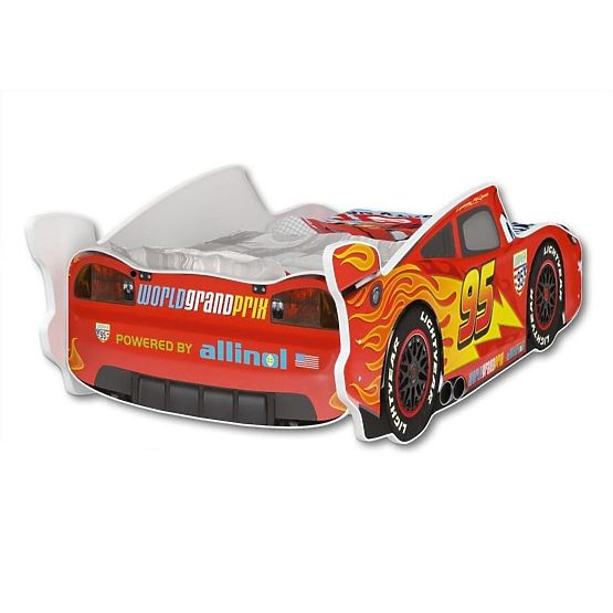 Kinder Autobett Lightning McQueen Cars - weiß