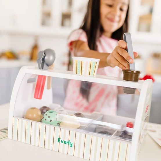 Melissa & Doug hölzerne Eisdiele