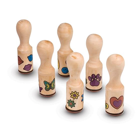 Melissa & Doug Satz Holzstempel - 6 Stk