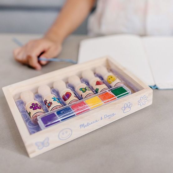 Melissa & Doug Satz Holzstempel - 6 Stk