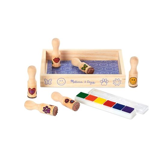 Melissa & Doug Satz Holzstempel - 6 Stk