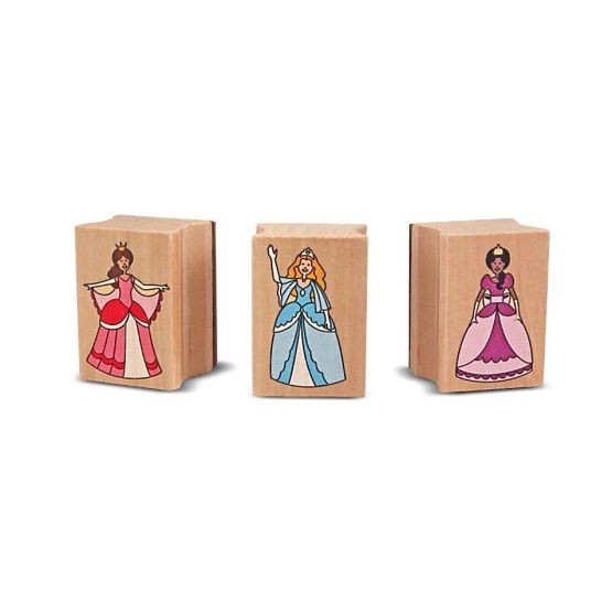 Melissa & Doug - Set Princess Holzstempel