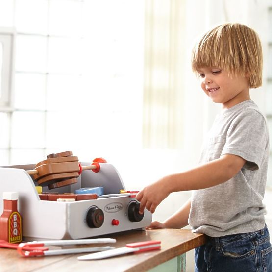 Melissa und Doug Holzgrill