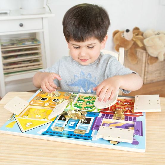 Melissa- und Doug-Schlösser aufschließen