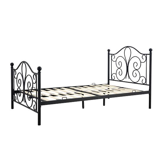 Metallbett PANAMA 120x200 – schwarz