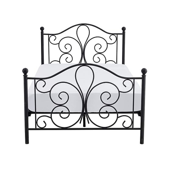 Metallbett PANAMA 120x200 – schwarz