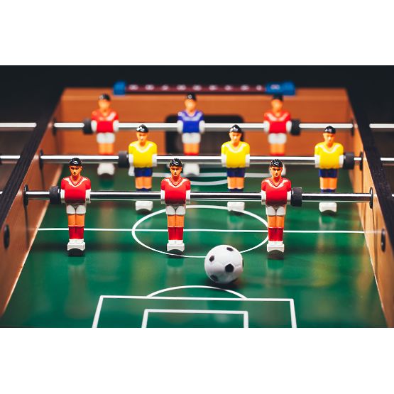 Mini Tischfußball 69x35,5 cm Holztischfußball ECOTOYS