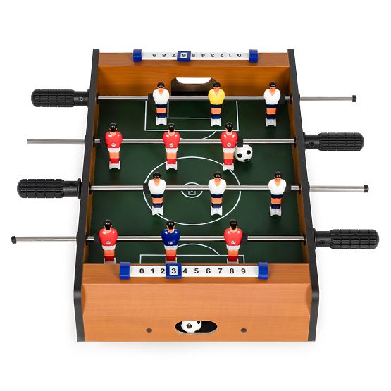 Mini Tischfußball für Kinder mit zwei Bällen und Führungen