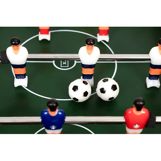 Mini Tischfußball für Kinder mit zwei Bällen und Führungen