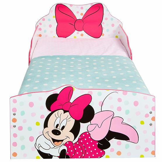 Kinderbett Minnie Mouse mit Stauraum