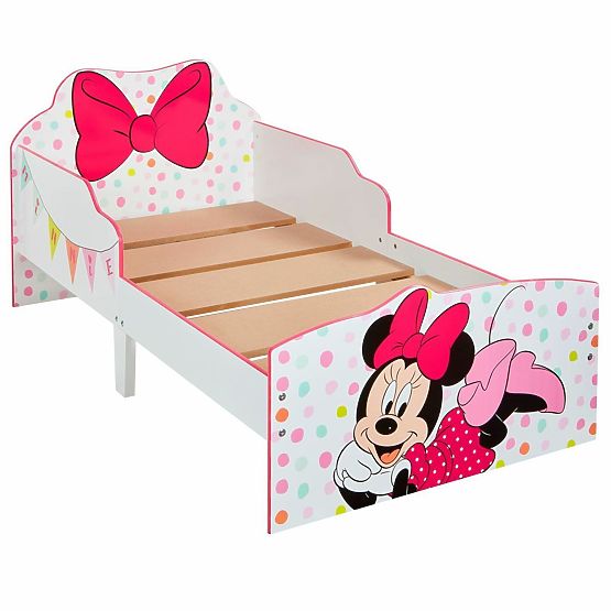 Kinderbett Minnie Mouse mit Stauraum