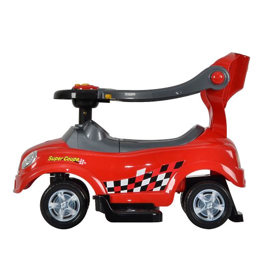 Mitfahrer 3v1 mit Handgriff - rot