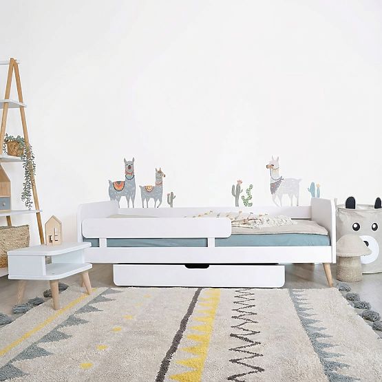 Mitwachsendes Bett Nell 2in1 - weiß